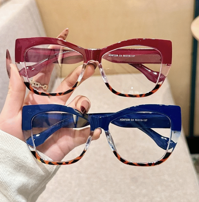 (FA160) Kacamata Anti Radiasi Blue Light Wanita Frame Butterfly Kacamata Fashion Wanita Gaya Korean Look - Gambar 1