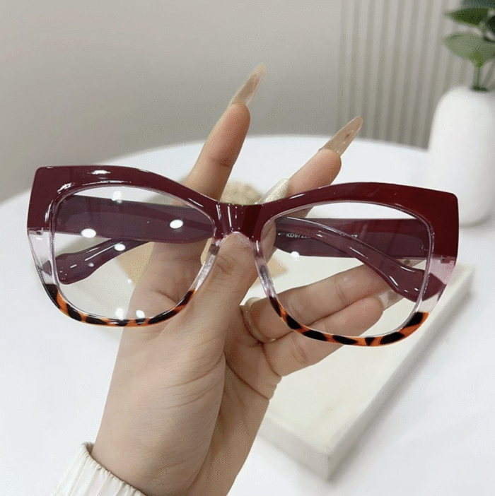 (FA160) Kacamata Anti Radiasi Blue Light Wanita Frame Butterfly Kacamata Fashion Wanita Gaya Korean Look - Gambar 5