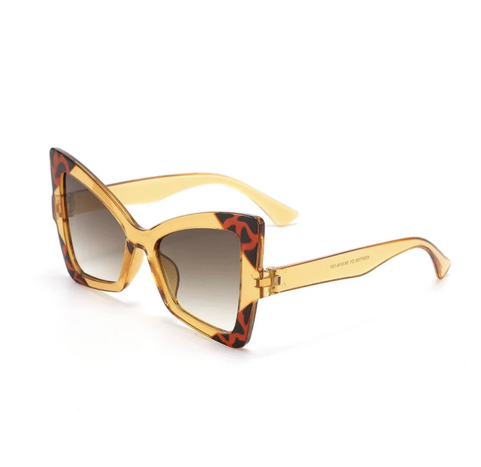 (FA170) Kacamata Wanita Oversized Lensa Gradiasi Model Cat Eye Kupu-Kupu Style Vintage - Gambar 5