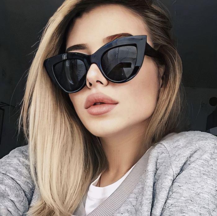 (FA173) Kacamata Cat Eye Fashion Gaya Chic & Elegan Kekinian - Gambar 2