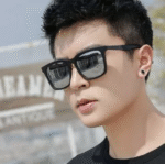 (FA179) Kacamata Hitam Pria Kotak Kacamata Pria Fashion Kacamata Sunglasses Anti UV Import - Gambar 3