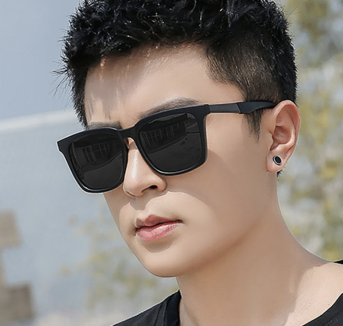 (FA179) Kacamata Hitam Pria Kotak Kacamata Pria Fashion Kacamata Sunglasses Anti UV Import - Gambar 2
