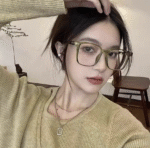 (060) Kacamata Minus Fashion Korea Retro Anti Blue Light anti Radiasi - Gambar 5