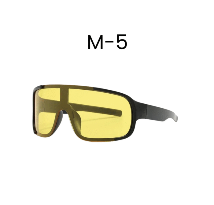 (069) Kacamata Outdoor Running Kacamata Hitam Bingkai Besar Bersepeda Anti UV - Gambar 6
