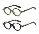 (061) Kacamata Normal / Minus-Mines Fashion Retro Anti Blue Light anti Radiasi