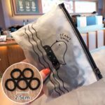[ 100 PCS ] Ikat Karet Rambut Donat Elastis Mini Untuk Wanita Gaya - Gambar 2
