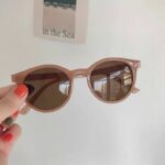 ［Bayar di Tempat］Fashion Bulat Mata Kucing Kacamata Hitam Wanita/Pria Sunglasses - Gambar 6