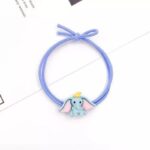 Ikat Rambut Karet Motif Gajah Fashion Wanita Gaya Korea Lucu Aksesoris Rambut Import - Gambar 3