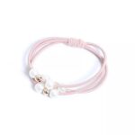 Ikat Rambut Karet Elastis Untuk Wanita Motif Mutiara Casual Gaya - Gambar 2