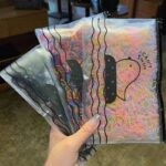 [1000 PCS] Karet Jepang Elastis Warna Warni  - Ikat Karet Rambut Elastis Free Pouch Gaya