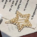 Jepit Rambut Wanita Geometri Bahan Alloy Hairpin Fashion Jepit - Gambar 2