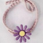 Ikat Rambut Bunga Daisy Gaya Untuk Wanita Aksesoris Rambut Fashion - Gambar 2