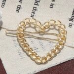 Jepit Rambut Wanita Geometri Bahan Alloy Hairpin Fashion Jepit - Gambar 5