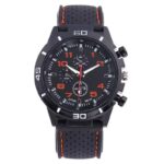 Jam Tangan Pria Sport Chrono Fashion Quartz Men Silikon Analog Watch / Jam Tangan Pria Sport - Gambar 4