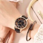 Dikirim dari Jakarta - BAYAR DITEMPAT - Jam Tangan Wanita Rosivga Import/ Jam Tangan Quartz Korea - Gambar 4