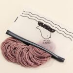 Ikat Karet Rambut 100pcs Warna Polos Gaya / Ikat Rambut Elastis - Gambar 6