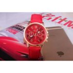 Jam Tangan Geneva Leather Quartz Fashion Wanita Kulit/Analog Quartz/Jam Tangan Cewek/Watch/Arloji - Gambar 5