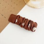 Jepit Rambut Wanita Model Kerut Polkadot Lucu Terbaru - Gambar 4