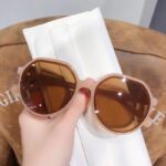 Kacamata Hitam Wanita Hexagon - Kacamata Elegan Retro Wanita - Gambar 3