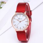 Dari JKT Jakarta - BAYAR DITEMPAT - Jam Tangan Wanita Geneva KK07 Quartz Silikon Casual - Gambar 3