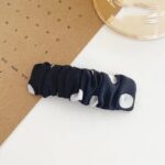 Jepit Rambut Wanita Model Kerut Polkadot Lucu Terbaru - Gambar 3