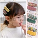 [ 2 Pcs ] Jepit Rambut Cute Model Kerut Fashion Aksesoris Wanita