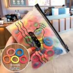 [ 100 PCS ] Ikat Karet Rambut Donat Elastis Mini Untuk Wanita Gaya - Gambar 8