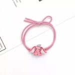 Ikat Rambut Karet Motif Gajah Fashion Wanita Gaya Korea Lucu Aksesoris Rambut Import - Gambar 4