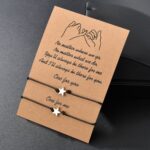 2pcs Gelang Tali Persahabatan Anyaman Krisan Bunga Matahari Fashion Wanita & Pria Adjustable Couple - Gambar 2