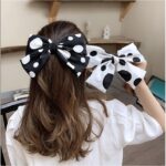 Jepit Rambut Pita Besar Polkadot Wanita Aksesoris Rambut Women Hairclip Fashion Accessories