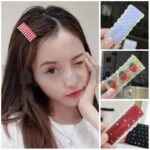 Jepit Rambut Basic Simple Untuk Wanita Aksesoris Rambut Murah Hairpin Banyak Motif Kotak Polka