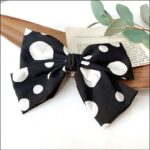 Jepit Rambut Pita Besar Polkadot Wanita Aksesoris Rambut Women Hairclip Fashion Accessories - Gambar 2