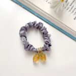 Srunchie Kerut Wanita Lucu Dengan Aksen Buah - Ikat Rambut Wanita Aksen Buah / gelang wanita lucu - Gambar 3