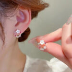 [COD] Anting Tusuk Aksen Bunga Aksesoris Fashion Untuk Wanita