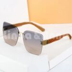 [PROMO] Kacamata Hitam Bingkai Oversized Sungglasses Liburan Anti Matahari Gaya Trendy Fashion Woman Glasses - Gambar 5