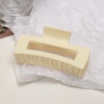 Jepit Rambut Transparan Salon Model Kotak Bolong /Jedai Jepit Kotak Bolong Model Bolong Glossy - Gambar 11