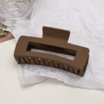 Jepit Rambut Transparan Salon Model Kotak Bolong /Jedai Jepit Kotak Bolong Model Bolong Glossy - Gambar 12