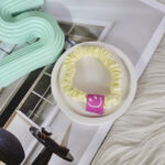 L&A Ikat Rambut Wanita Motif Smile Kunciran Rambut Candy Color Hair Tie Aksesoris - Gambar 3