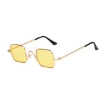 Bingkai Logam Kacamata Hitam Anak Perempuan Laki-laki Bentuk Kotak Murah New Fashion Trendy Square Frame Kids Sunglasses - Gambar 5