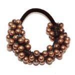 Ikat Rambut Mutiara Bahan Karet Gaya Untuk Wanita Fashion Murah Aksesoris Rambut - Gambar 4