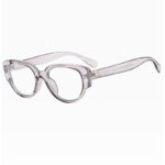 [COD] Kacamata Cat Eye Wanita Pria Anti Uv Frame Bingkai Titik Dua New Fashion Trendy - Gambar 8