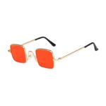 Bingkai Logam Kacamata Hitam Anak Perempuan Laki-laki Bentuk Kotak Murah New Fashion Trendy Square Frame Kids Sunglasses - Gambar 4