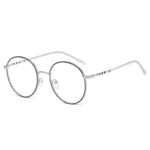 Oversized Frame Kacamata Anti Radiasi Wanita Transparan Frame Kacamata Gaya Wanita - Gambar 7