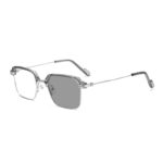 L&A - Kacamata Photocromic Pria Square Lens Sunglasses Semi Rimless Kacamata Hitam Kotak - Gambar 2