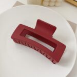 Jepit Rambut Transparan Salon Model Kotak Bolong /Jedai Jepit Kotak Bolong Model Bolong Glossy - Gambar 10