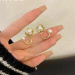 [COD] Anting Tusuk Motif Bunga Aksesoris Fashion Anting Wanita - Gambar 14