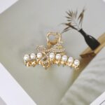 Jepit Rambut Wanita Jedai Mutiara Gaya Jepitan Mutiara Wanita Murah Jedai Besi Wanita - Gambar 6