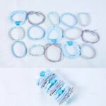 L&A - [15 PCS] Set Ikat Rambut Anak Warna Warni Kunciran Rambut Elastis Aksesoris - Gambar 2