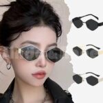 L&A - Kacamata Hitam Retro Fashion Hexagon Sunglasses Lensa Anti UV400