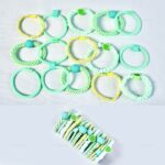 L&A - [15 PCS] Set Ikat Rambut Anak Warna Warni Kunciran Rambut Elastis Aksesoris - Gambar 5